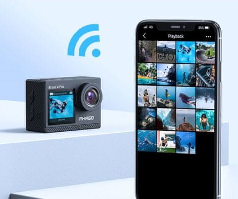  Moderna akcijska kamera akaso Brave 4 Za prekrasne fotografije visokokvalitetne videozapise različiti načini rada punjiva baterija velika izdržljivost 