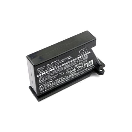 CameronSino Baterie pro LG Hombot, LG VR, 2600 mAh, Li-Ion
