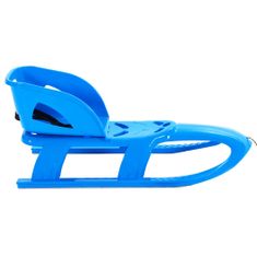 Vidaxl Sáně se sedadlem modré 102,5 x 40 x 23 cm polypropylen