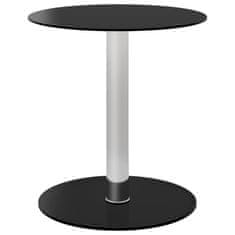Vidaxl Konferenční stolek černý 40 cm tvrzené sklo