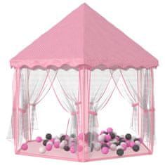 shumee Stan pro princezny s 250 míčky, růžový, 133x140 cm