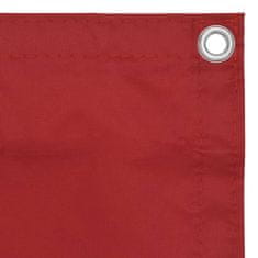 Vidaxl Balkónová zástěna červená 90 x 300 cm oxfordská látka