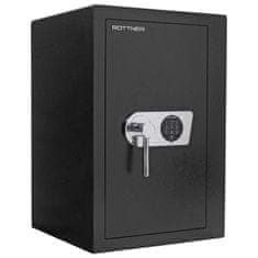 Rottner Monaco 65 EL nábytkový elektronický trezor černý | Elektronický zámek | 43.5 x 65.5 x 44.5 cm
