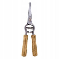 Esschert Design Nůžky, zahradnické nůžky, dřevěná rukojeť