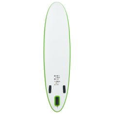 Vidaxl Nafukovací SUP paddleboard s příslušenstvím zeleno-bílý