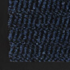 Vidaxl Protiprachová obdélníková rohožka všívaná 120x180 cm modrá