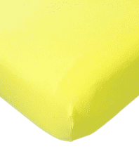 Tibex Prostěradlo jersey Deluxe citronové s elastanem , 90x200