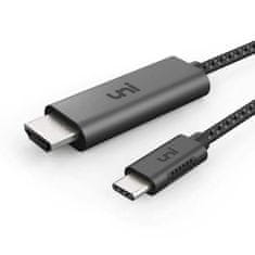 UNI kabel USB-C na HDMI 4k 60Hz 0,9m adaptér