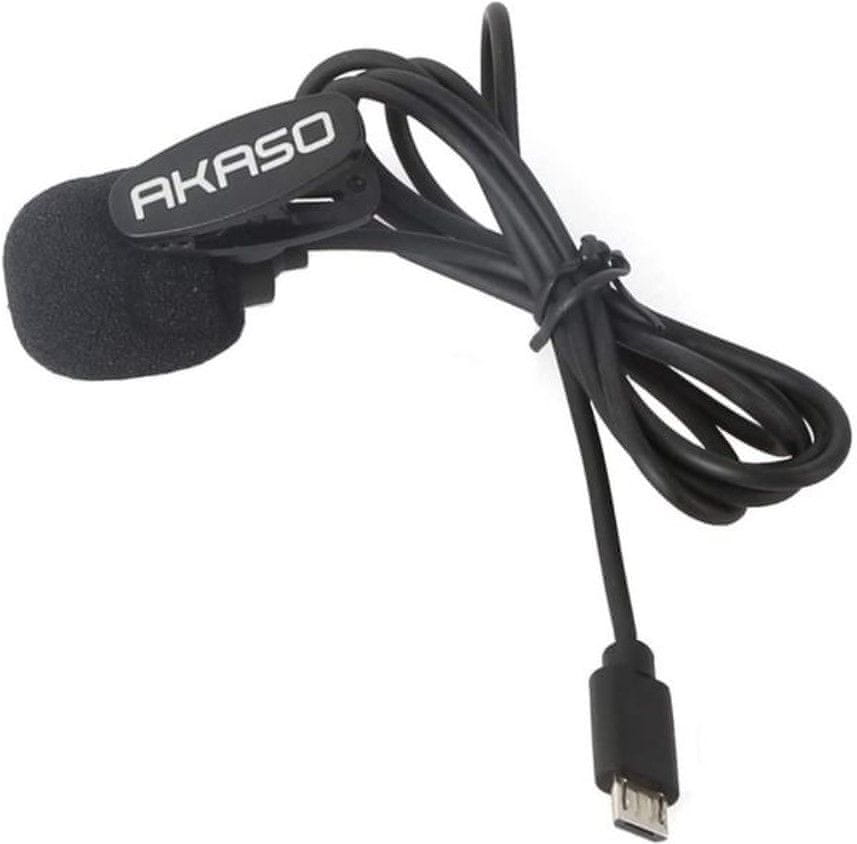 Levně AKASO Externí mikrofon microUSB, pro V50X, Brave 4 Pro