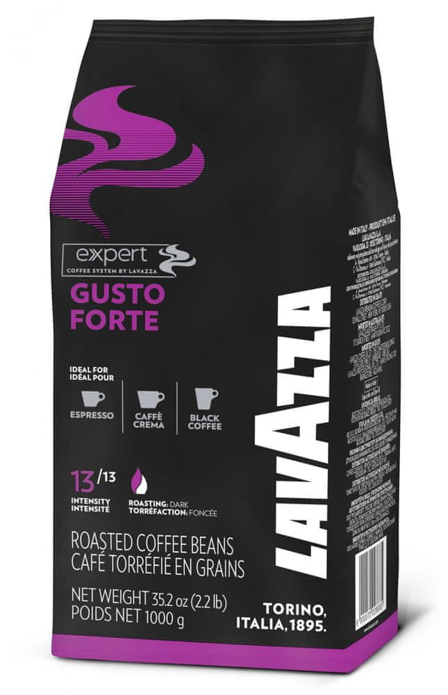 Levně Lavazza Gusto Forte zrnková káva 1 kg
