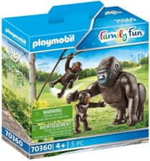 Playmobil 70360 Gorila s mláďaty