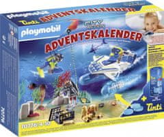 Playmobil Christmas 70776 Adventní kalendář "Zábava ve vodě Nasazení policejních potápí