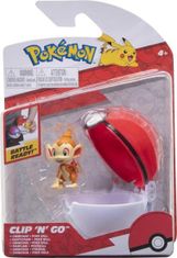 Jazwares Pokémon Clip and Go Poké Ball - figurka Chimchar
