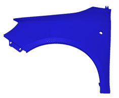 BLU_CZ blatník skoda fabia ii 2 5j roomster 4590 levý přední modrý 2007-2015