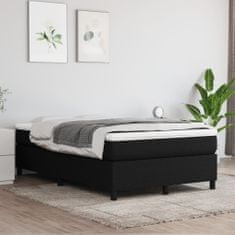 Petromila Box spring postel s matrací černá 120x200 cm textil