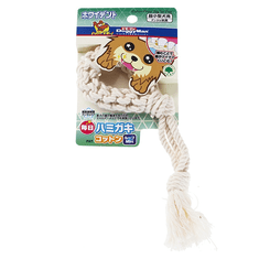 Japan Premium Dvouřadý provaz ve formě smyčky pro hloubkové čištění zubů z přírodní bavlny bez barviv. Mini