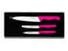Giesser Messer Sada tří nožů v dárkové kazetě, růžová barva, GIESSER