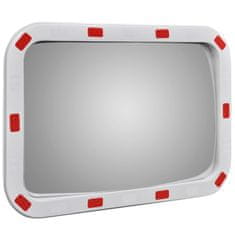 shumee Dopravní vypouklé zrcadlo obdélníkové 40 x 60 cm s odrazkami