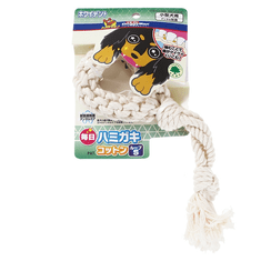 Japan Premium Dvouřadý provaz ve formě smyčky pro hloubkové čištění zubů z přírodní bavlny bez barviv. S
