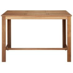 shumee Barový stůl z masivního akáciového dřeva 120 x 60 x 105 cm