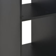 Greatstore Barový stůl černý 60 x 60 x 110 cm