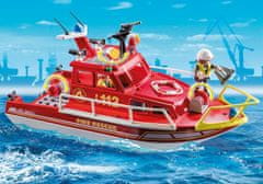 Playmobil 70147 Záchranný hasičský člun s motorem