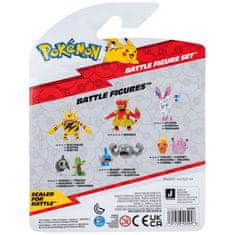 Jazwares Pokémon akční figurky Pikachu Magmar a Turtwig 8 cm