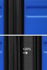 AVANCEA® Cestovní kufr DE2708 modrý M 66x44x29 cm