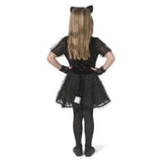 funny fashion Dětský kostým Černá kočka 116