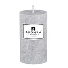 AROMKA Přírodní vonná svíčka palmová - AROMKA - Válec, průměr 3,5 cm, výška 8 cm Vůně: Květ Lípy