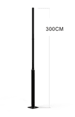 MXM Skládací stojan na solární lampy, 3 metry