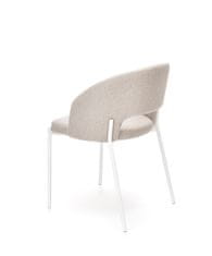 Halmar Jídelní židle K486 - béžová / bílá