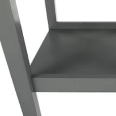 KONDELA Noční stolek se zásuvkou Malise - šedý