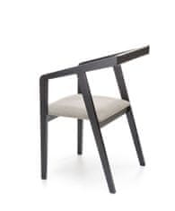 Halmar Jídelní židle Azul - černá / šedá