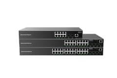 Grandstream GWN7802P Managed Network PoE Switch 16 1Gbps portů s PoE, 4 SFP porty