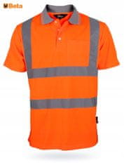 Beta XXL oranžová reflexní POLO košile BHP 