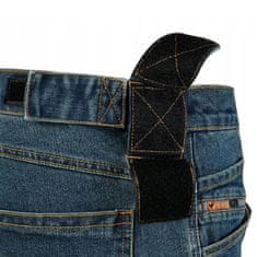 Beta Džínové elastické pracovní kalhoty XL