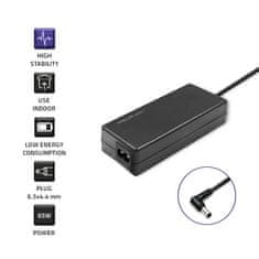 Qoltec Síťový adaptér, napájecí adaptér pro monitory LG / Samsung 65W | 19V | 3,42 | 6,5*4,4 | + napájecí kabel