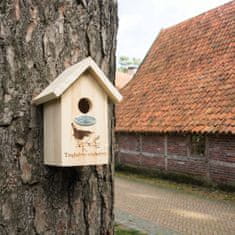 Esschert Design Dřevěný ptačí domeček - borovice, střízlík