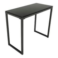 KONDELA Konferenční stolek (2 ks) Dagor - černý / dubový