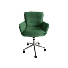 KONDELA Kancelářská židle Kaila - smaragd / chrom