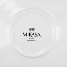 Sada talířů Mikasa Camberlie 12 ks, bílý porcelán
