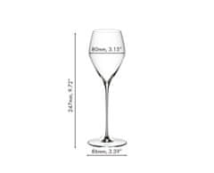 Riedel Sklenice Riedel VELOCE Champagne 327 ml, set 2 ks křišťálových sklenic