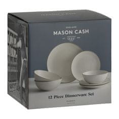 Mason Cash Sada talířů Classic Collection Cream 12 ks krémový, MASON CASH