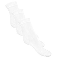 Northix Bambusové ponožky, bílé - 3-balení - 37-40 