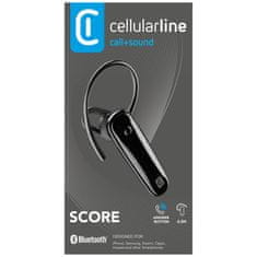 CellularLine Bluetooth Headset CellularLine SCORE, černý