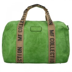 MaxFly Cestovní dámská koženková kabelka Gita, zelená