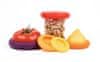 Sada silikonových krytů na ovoce a zeleninu Oranžová 5 ks