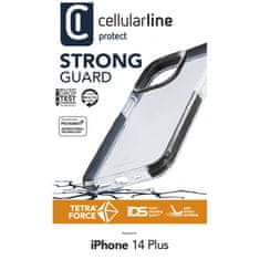 CellularLine Ultra ochranné pouzdro Cellularline Tetra Force Shock-Twist pro Apple iPhone 14 Plus, 2 stupně ochrany, transparentní