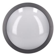 Solight Solight LED venkovní osvětlení se senzorem Siena, šedé, 20W, 1500lm, 4000K, IP54, 23cm WO781-G-M